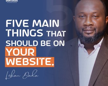 See five main things that should be on your website ...